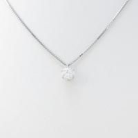 【リメイク】プラチナダイヤモンドネックレス 0．412ct・F・SI2・GOOD