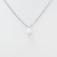 【リメイク】プラチナダイヤモンドネックレス 0．533ct・F・SI1・GOOD