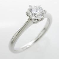 【リメイク】プラチナダイヤモンドリング 0．444ct・E・VS2・VERYGOOD20％引き