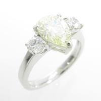 【リメイク】プラチナダイヤモンドリング 1．275ct・FLY・VS2・ペアシェイプ30％引き