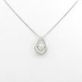 【新品】プラチナダイヤモンドネックレス 0．231ct・G・SI2・VERYGOOD20％引き