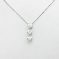 【新品】プラチナダイヤモンドネックレス 0．710ct・F・SI2・GOOD20％引き