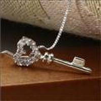 【送料無料】【恋運暦掲載商品】Jeunefille-ジュヌフィーユ-K10ホワイトゴールド×ダイヤモンドネックレス