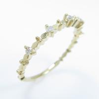 アガット ダイヤモンドリング