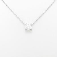 カルティエ Cセッティング ネックレス 0．53ct・F・VVS1・3EXT