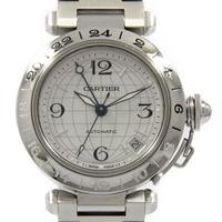 カルティエ W31078M7 パシャC GMT 自動巻