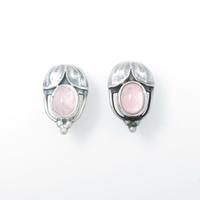 ジョージ ジェンセン ローズクオーツイヤリング