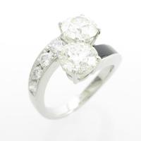 タサキ ダイヤモンドリング 1．31ct・1．32ct・N・VVS2?VS1・VERYGOOD