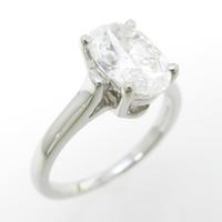 ティファニー オーバル リング 1．34ct・F・VVS2・オーバルカット10％引き