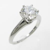ティファニー クラッシックソリティア リング 0．87ct・H・VS1・EXT