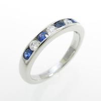 ティファニー ハーフサークル チャネルセッティング リング