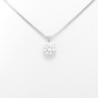 プラチナダイヤモンドネックレス 0．407ct・D・VS1・3EXT H＆C