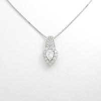 プラチナダイヤモンドネックレス 0．706ct・J・SI1・ペアシェイプ20％引き
