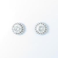 プラチナダイヤモンドピアス 1．549ct・1．536ct・G・I1・VERYGOOD