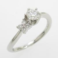 プラチナダイヤモンドリング 0．265ct・F・VVS2・EXTT H＆C