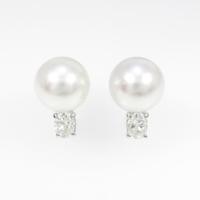 ミキモト シロチョウパールイヤリング