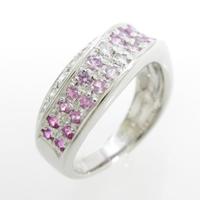 ランバン ピンクサファイヤリング20％引き