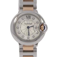 カルティエ WE902030 バロンブルー PGコンビ・11P クォーツ