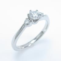 4゜C ダイヤモンドリング 0．221ct・E・IF・3EXT・H＆C