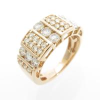 K18PG ダイヤモンドリング