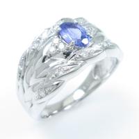 K18WG タンザナイトリング