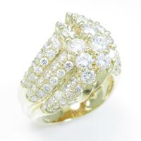 K18YG ダイヤモンドリング