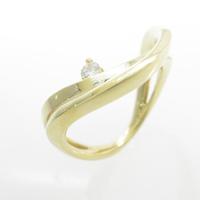 K18YG ダイヤモンドリング