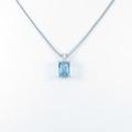 PT／K18WG アクアマリンネックレス