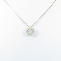【新品】K18YG ダイヤモンドネックレス 0．466ct・H・SI2・VG