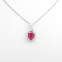 【新品】PT ルビーネックレス