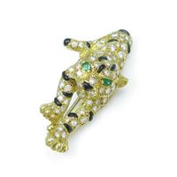 ピアジェ パンサー カラーストーンブローチ