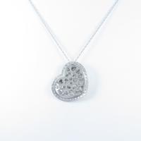 ポンテヴェキオ ハート ダイヤモンドネックレス