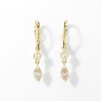 K18YG ダイヤモンドピアス