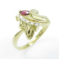 K18YG ルビーリング