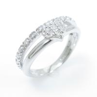 サマンサティアラ ハート ダイヤモンドリング