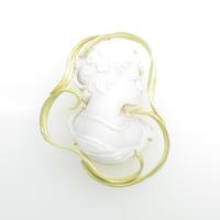 K18YG シェルカメオブローチ