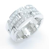 カルティエ マイヨンパンテール ハーフダイヤ リング