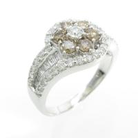 K18WG ダイヤモンドリング