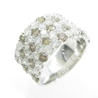 K18WG パヴェ ダイヤモンドリング