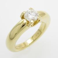 カルティエ Cセッティング リング 0．50ct
