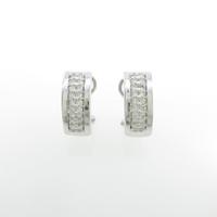 PT／K18WG ダイヤモンドピアス