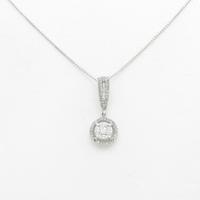 K14WG ダイヤモンドネックレス20％引き