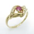 K18YG ルビーリング