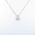 【新品】プラチナダイヤモンドネックレス 0．389ct・F・SI2・GOOD