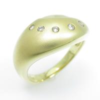 K18YG ダイヤモンドリング