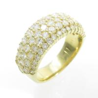 K18YG パヴェ ダイヤモンドリング