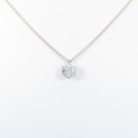 K18PG ダイヤモンドネックレス 0．647ct・J・I1・GOOD