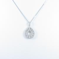 K18WG ダイヤモンドネックレス