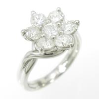 PT フラワー ダイヤモンドリング