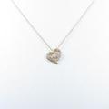 4゜C ハート ダイヤモンドネックレス